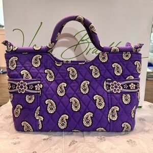 Vera Bradley Purple Paisley Tote